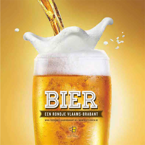 Kaft van Bier, een rondje Vlaams-Brabant
